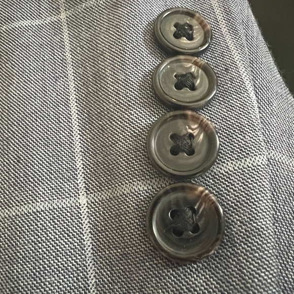 Men's Classic-Fit UltraFlex Stretch Plaid Suit, and Pants model as ref only - Picture 6 of 9